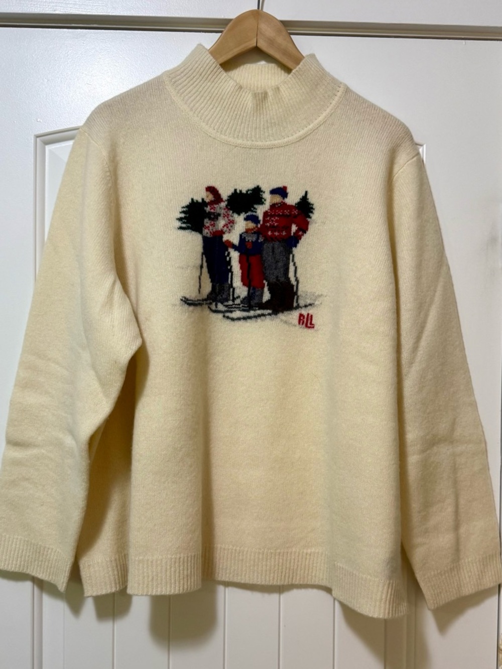 Lauren Ralph Lauren Wool Ski Mock Neck Sweater 3X - Picture 2 of 10